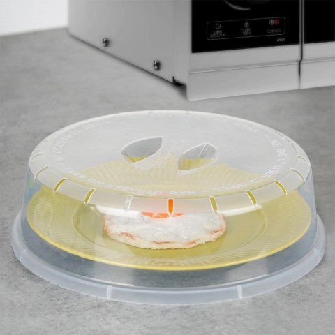 Pokrywka do Mikrofali Anty Rozprysk Zmywarka VILDE Uchwyt 24 cm