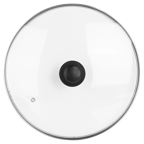 Pokrywka Szklana Duża Żaroodporna Odpowietrznik 32 cm VILDE Zmywarka