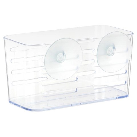 Półka Pod Prysznic Wysoka Przezroczysta na Przyssawki 155 cm BS