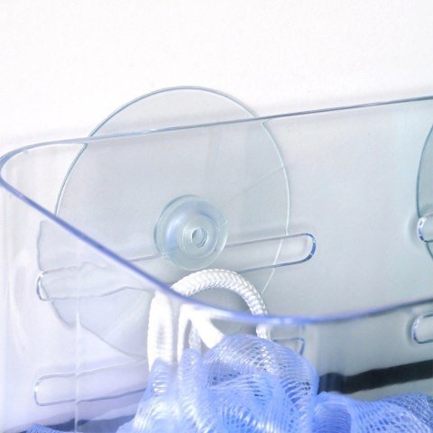 Półka Pod Prysznic Przezroczysta na Przyssawki 185 x 9 cm BS