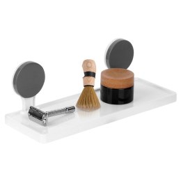 Półka Pod Prysznic Biała Długa na Przyssawki Koszyk 32 x 115 cm BS