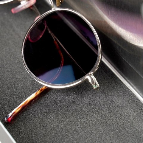 Wieszak na Klucze z Półką Stalowy Magnetyczny 5 Haczyków ORION 24x7,5x24 cm