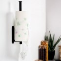 Wieszak na Ręcznik Papierowy VILDE Czarny Stal Nierdzewna 33,5 cm