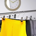 Wieszak na Spodnie z Klipsami 3 szt. STORAGE SOLUTIONS Metalowy 29,5 cm