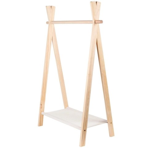 Wieszak Stojący na Ubrania Dziecięce KIDS COLLECTION Drewniany Tipi