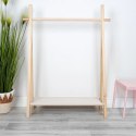 Wieszak Stojący na Ubrania Dziecięce KIDS COLLECTION Drewniany Tipi
