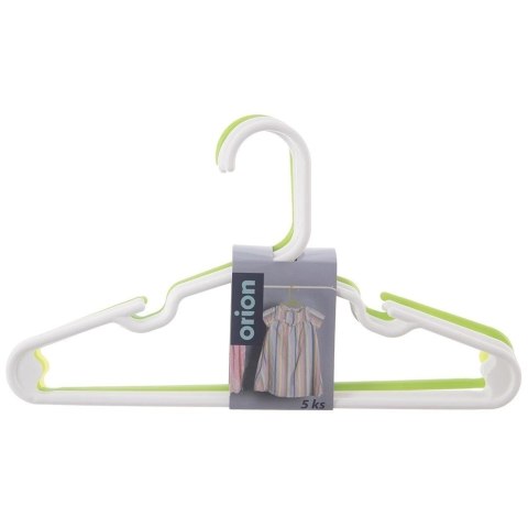 Wieszaki na Ubrania Dziecięce 5 szt. ORION Solidne Wielokolorowe 29,5 cm