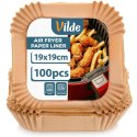 Wkład do Frytkownicy Air Fryer 100 szt. VILDE Papier Kwadratowy 19 x 19 cm