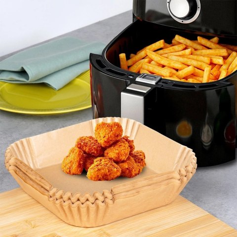 Wkład do Frytkownicy Air Fryer 100 szt. VILDE Papier Kwadratowy 19 x 19 cm