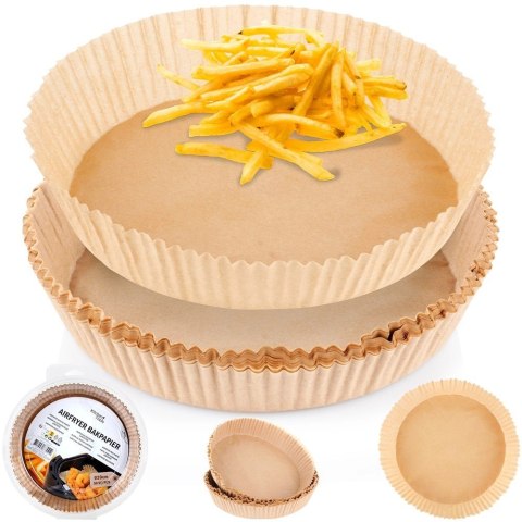 Wkład do Frytkownicy Air Fryer 50 szt. HIT Papier Pergaminowy Okrągły 20 cm