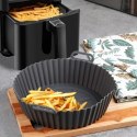 Wkład do Frytkownicy Air Fryer 1 szt. HIT Silikonowy Szary Okrągły 20 cm