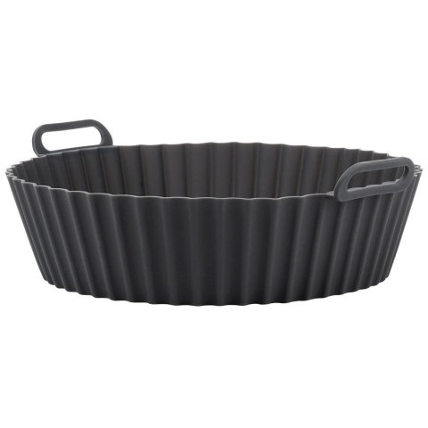 Wkład do Frytkownicy Air Fryer 1 szt. HIT Silikonowy Szary Okrągły 20 cm