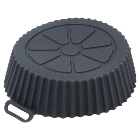 Wkład do Frytkownicy Air Fryer 1 szt. HIT Silikonowy Szary Okrągły 20 cm