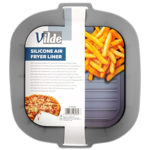 Wkład do Frytkownicy Air Fryer VILDE Silikon Szary Kwadrat 22 x 22 cm