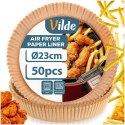Wkład do Frytkownicy Air Fryer 50 szt. VILDE Pergaminowy Okrągły 23 cm