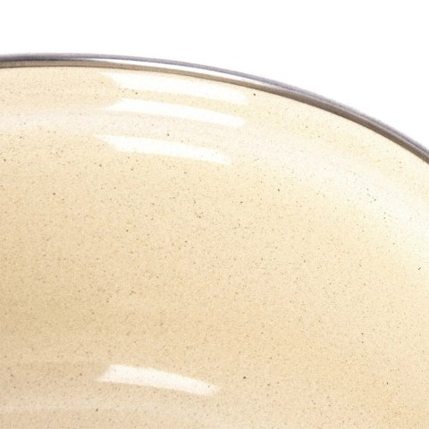 Garnek Emaliowany 600 ml ORION BROWN Retro 14 cm Indukcja Zmywarka
