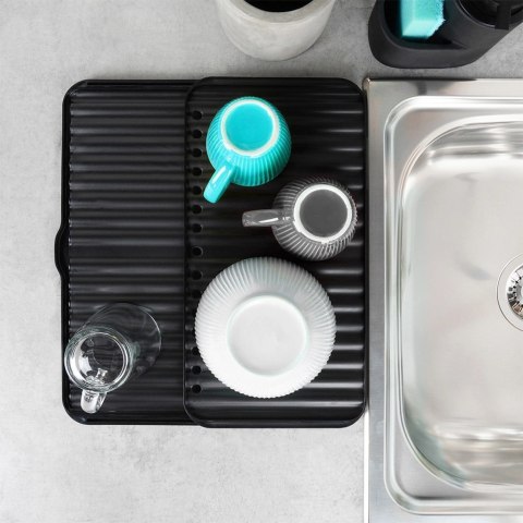 Mata do Suszenia Naczyń Rozkładana 37,5 x 20,5/33 cm z Wylewką VILDE