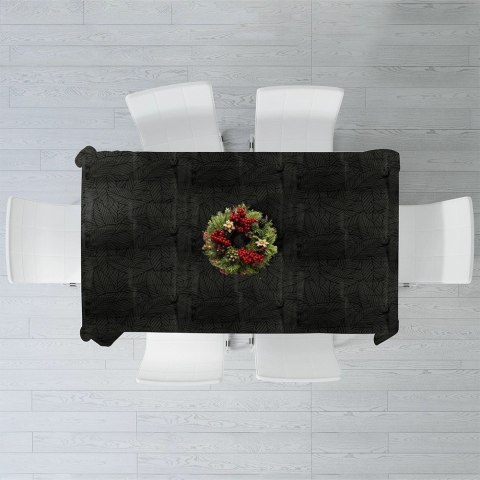 Obrus Plamoodporny Ciemnozielony Elegancki EXCELLENT HOUSEWARE 220 x 150 cm