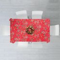 Obrus Świąteczny Plamoodporny 180 x 130 cm Czerwony EXCELLENT HOUSEWARE
