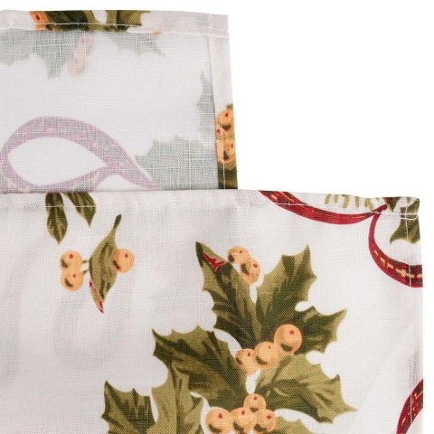 Obrus Świąteczny Plamoodporny 180 x 130 cm Kremowy EXCELLENT HOUSEWARE