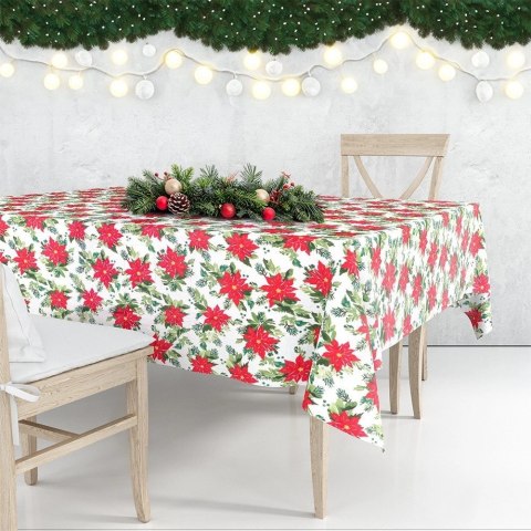 Obrus Świąteczny Plamoodporny 220 x 150 cm Beżowy EXCELLENT HOUSEWARE