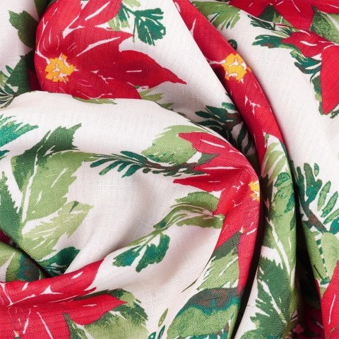 Obrus Świąteczny Plamoodporny 220 x 150 cm Beżowy EXCELLENT HOUSEWARE