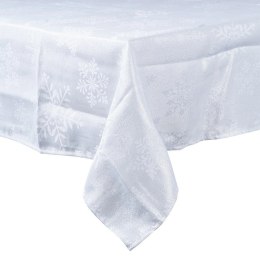 Obrus Świąteczny Plamoodporny 220 x 150 cm Śnieżynki EXCELLENT HOUSEWARE