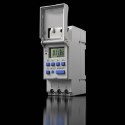 Qoltec Elektroniczny programator czasowy TIMER na szynę DIN z wbudowaną baterią | Haromonogram 7 dni | 16 programów