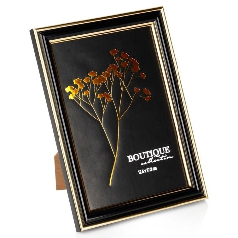 Ramka na Zdjęcia Czarna Złota Tworzywo 126 x 178 cm Dekoracja VILDE