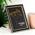 Ramka na Zdjęcia Czarna Złota Tworzywo 126 x 178 cm Dekoracja VILDE