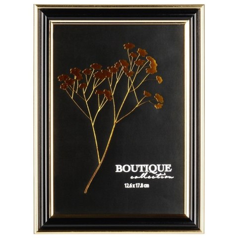 Ramka na Zdjęcia Czarna Złota Tworzywo 126 x 178 cm Dekoracja VILDE