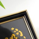 Ramka na Zdjęcia Czarna Złota Tworzywo 126 x 178 cm Dekoracja VILDE