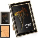 Ramka na Zdjęcia Czarna Złota Tworzywo 126 x 178 cm Dekoracja VILDE