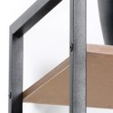 Regał Metalowy Czarny MDF 4 Półki 295 x 235 x 1065 cm TRENDS4YOU