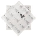 Serwetki Papierowe 20 szt. Choinka Srebrna 3-warstwowe 33 x 33 cm ORION