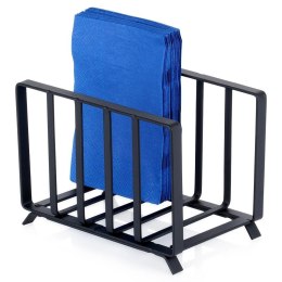 Serwetnik Metalowy MISTY Czarny Industrialny 14,5 x 10,5 cm NAVA