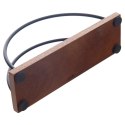 Serwetnik Drewniano-Metalowy RADKA Czarny 16 x 5 x 8 cm ORION