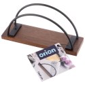 Serwetnik Drewniano-Metalowy RADKA Czarny 16 x 5 x 8 cm ORION