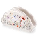 Serwetnik Porcelanowy Wzór MAKI Kwiaty 13 x 4,5 x 7 cm ORION