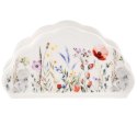 Serwetnik Porcelanowy Wzór MAKI Kwiaty 13 x 4,5 x 7 cm ORION