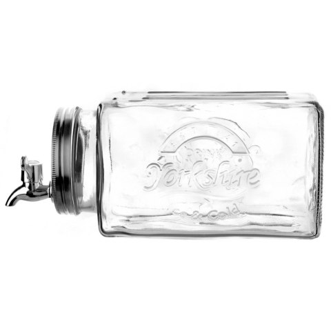 Słój do napojów z kranikiem szklany do lodówki 3,5 l