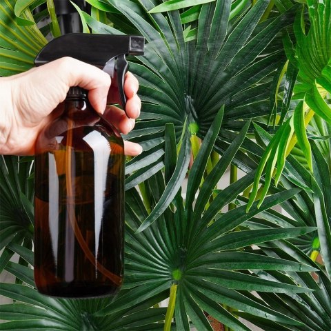 Spryskiwacz do Roślin Szklany Brązowy Regulacja 500 ml VILDE
