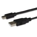 StarTech MDP2DVID2 adapter kablowy 0,358 m Mini DisplayPort + USB Type-A DVI-I Czarny