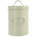 Puszka Pojemnik Metalowy GREENISH 1,3 L 11,5 x 18,5 cm ORION Zielony