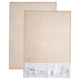 Ścierki Kuchenne Bawełniane 70 x 50 cm 2 szt. ORION Wysoka Chłonność