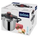 Szybkowar Ciśnieniowy Stalowy 7 L ORION STORM Automatyczne Zamykanie