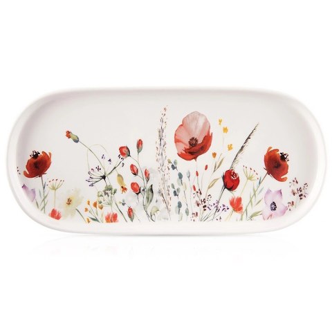 Talerz do Serwowania Porcelanowy MAKI 25 x 12 cm ORION Zmywarka