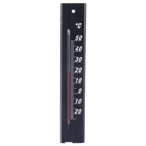 Termometr Uniwersalny Drewniany Czarny ORION 20 cm Zewnętrzny
