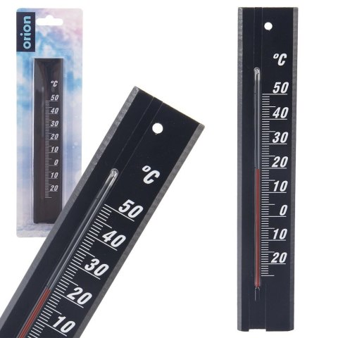 Termometr Uniwersalny Drewniany Czarny ORION 20 cm Zewnętrzny