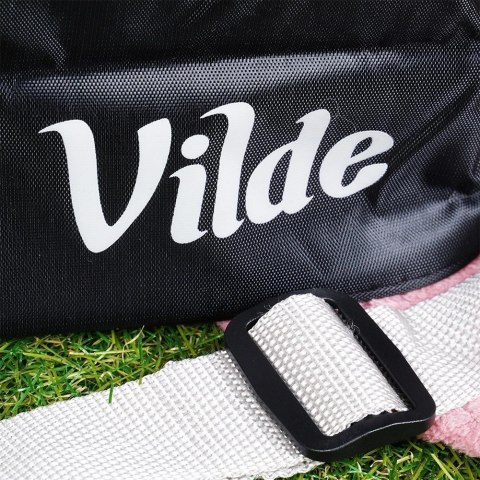 Torba Termiczna Czarna 10 L VILDE Plażowa Poliestrowa Regulowany Pasek